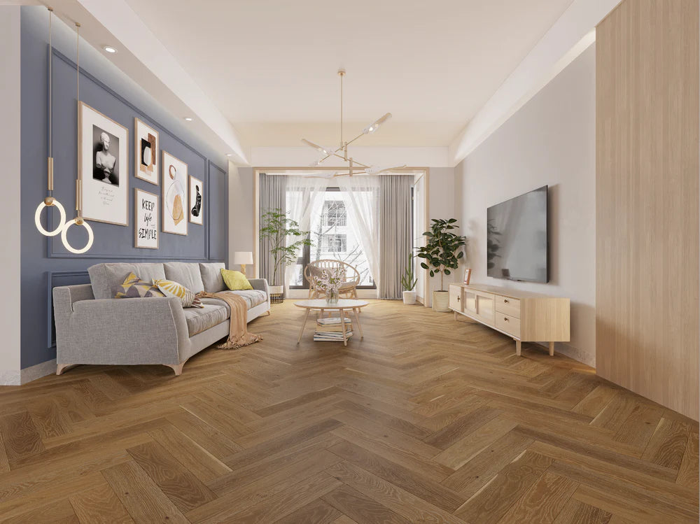 Nouveau 7 Bespoke Herringbone - Forest Grotto